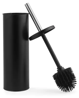 Image de Brosse WC et support Beldray – Brosse en silicone antibactérienne, résistante aux rayures