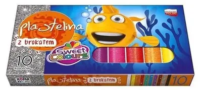 Produktbild von Glitzer-Knetmasse, 10 Farben – Sweet Colours
