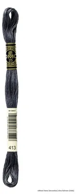 Produktbild von DMC Stickgarn Mouline Special 117MC -413, 6-fädig, 8m