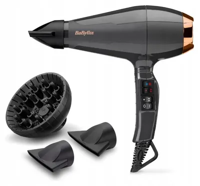 Produktbild von Haartrockner Babyliss 6719De 2200W Ionenfunktion und Konzentratoren Schwarz