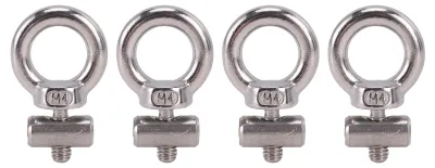Obrázok produktu pre 4 ks zarážok na koľajnice markízy M4 x 6 mm, koncové zarážky z nehrdzavejúcej ocele pre koľajnice stanov v karavanoch