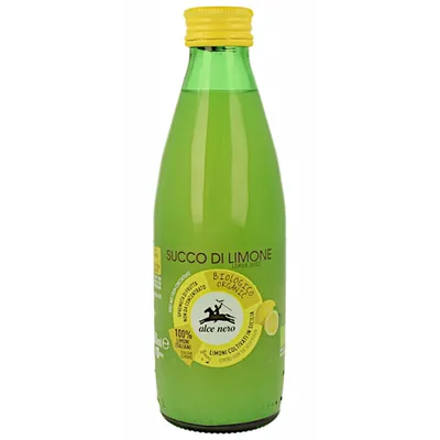 Immagine prodotto di Succo di limone biologico Alce Nero 100% (250ml), 20616