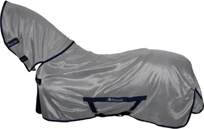 Produktbild von Bucas Fliegendecke Freedom Fly Sheet Full Neck Insektenschutzdecke Silver 90