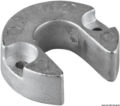 Image de Anode de pied en aluminium pour Mercruiser/Alpha, 1 pièce