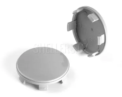 Obrázek produktu pro Středová krytka alu kola Ø 56/60 mm, Brock, RC Design, Platin Z06L, Z06M, plast šedá bez loga