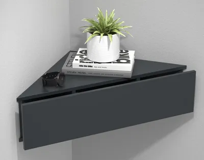 Produktbild von VCM Nachtschrank | Wandschublade | Wandboard | Eckregal |Nachttisch | Maße ca. H. 15 x B. 60 x T. 43 cm - Usal S