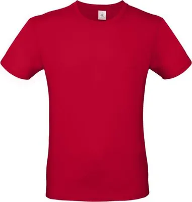 Produktbild von Herren-T-Shirt, Kurzarm - B&C #E150 - deep red - Größe S