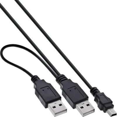 Obrázek produktu pro InLine 33107X, 1 m, Mini-USB B, 0,48 Gbit/s, Černá