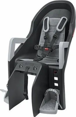 Produktbild von POLISPORT Guppy Maxi+ CFS Rear Child Bike Seat Carrier Mounting - Dark Grey/Silver