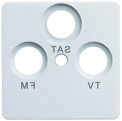 Image de Housse de protection pour antenne parabolique (télévision et radio) - 55 x 55 cm - blanc cassé
