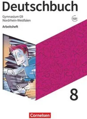 Produktbild von Deutschbuch Gymnasium 8. Schuljahr - Nordrhein-Westfalen - Arbeitsheft mit Lösungen