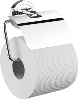 Produktbild von Toilettenpapierhalter mit Deckel Emco Polo chrom 070000100