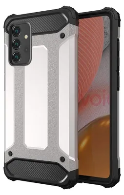 Image de Étui hybride blindé pour Samsung Galaxy A26 - Argent