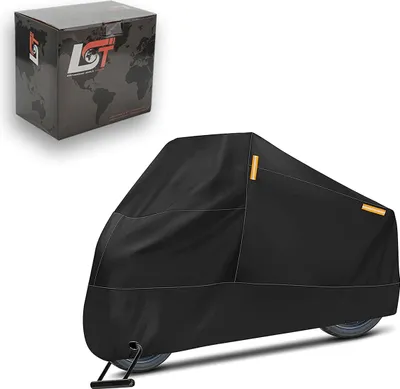 Produktbild von Motorrad Schutzhülle Cover Outdoor Abdeckung Ganzgarage wasserfest Schwarz M