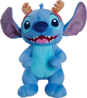 Obrázok produktu pre Simba plyšová hračka Disney Stitch so sobími parohmi 25cm 6315870696