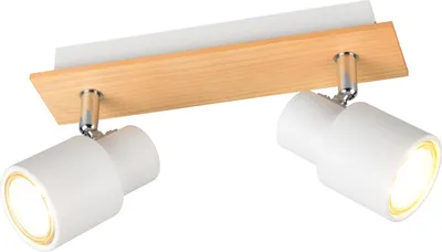 Produktbild von Reality Leuchten Wandspot PIERRE 2-flammig BHT 31x15x6 cm weiß Spot Strahler