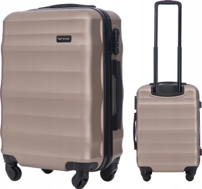 Obrázek produktu pro Příruční kufr WINGS VULTURE 20" ABS hard shell, kufr na příruční zavazadla 56x40x23 cm, 38 L, kombinovaný zámek, 4 kolečka, lehký a robustní
