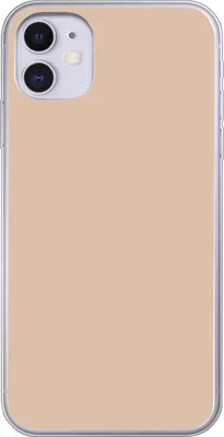 Produktbild von MuchoWow® Handyhülle Schutzhülle Hülle für Telefoonhoesje iPhone 11 Beige - Farben - Unifarben Silikon Softcase Handy Hülle - Handytasche