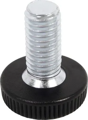 Produktbild von ALBERTS 4x Stellschraube Stahl M8 für Gewindestopfen Ø 20 mm Fuß rund