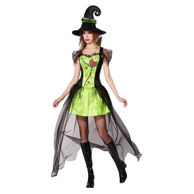 Immagine prodotto di My Other Me Me-204059 Costume da strega per donna, verde, M-L (Viving Costumes 204059) VIVING COSTUMES