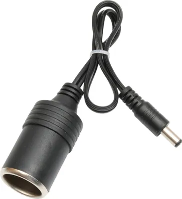 Produktbild von E29C DC 5.5x2.1mm auf Zigarettenanzünder Buchse KFZ/LKW Adapterkabel – 12V/24V Stromversorgung für Auto & Truck