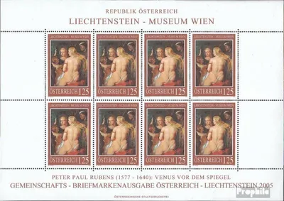 Produktbild von Briefmarken Österreich 2005 Mi 2519Klb Kleinbogen (kompl.Ausg.) gestempelt Liechtenstein