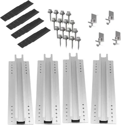 Immagine prodotto di Kit di montaggio per pannelli solari - Kit binari da 300 mm per l'installazione di pannelli solari