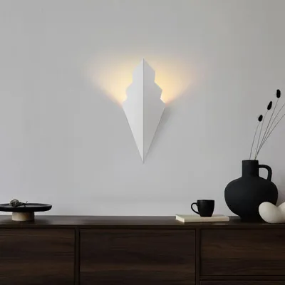 Image de Applique murale Lampe en métal et verre blanc 17 x 15 x 40 cm G9 8 W IP20