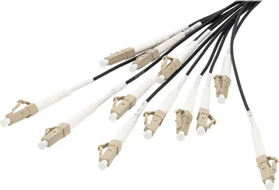 Produktbild von DIGITUS LWL Patchkabel LC->UPC 100m Vorkonfektioniert OM4 12