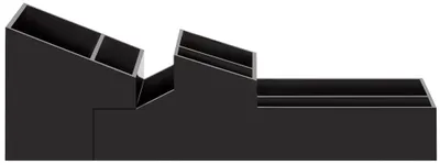 Obrázok produktu pre Spirella Skyline, Kúpeľňový organizér, Čierna, 307 mm, 100 mm, 85 mm
