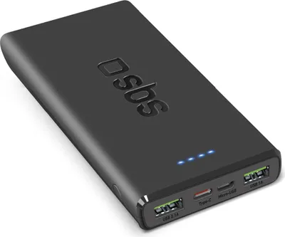 Zdjęcie produktu dla SBS TTBB10000FASTPD2, 10000 mAh, Adaptive Fast Charging, 20 W, Czarny
