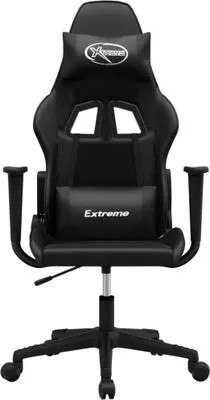 Produktbild von Cloris Designermöbel Gaming-Stuhl Schwarz Kunstleder - 2026Neu340100 - Bürostühle