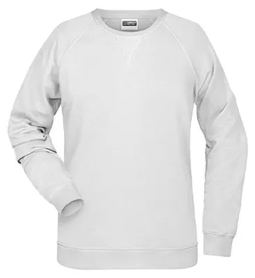Image de James and Nicholson - Sweat-shirt pour femme LT2526 (L) (blanc)