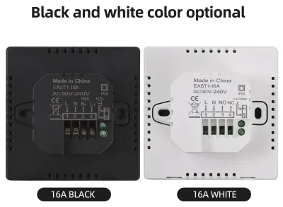 Obrázok produktu pre Inteligentný termostat do domácnosti, týždenný programovací digitálny termostat, manuálny/automatický režim, LCD displej, regulátor teploty, digitálny inteligentný termostat pre elektrické vykurovanie