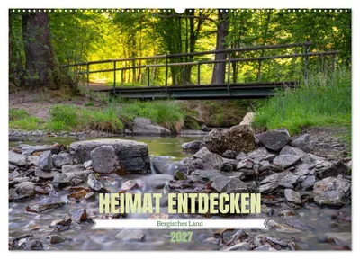 Zdjęcie produktu dla Odkrywaj region: Bergisches Land (kalendarz ścienny na rok 2027, format DIN A2, poziomy), kalendarz miesięczny CALVENDO