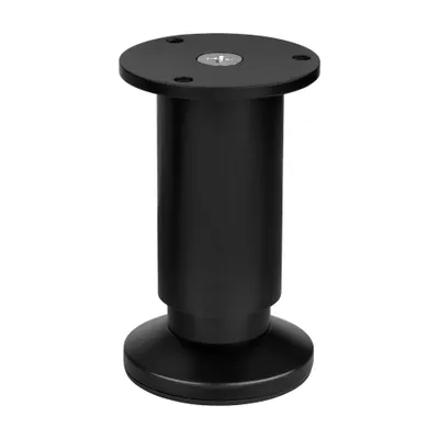 Obrázek produktu pro Walteco Nábytková noha průměr 38mm, výškově nastavitelná 100-115mm, 250kg, matná černá