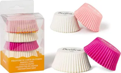 Produktbild von Pappbecher WHITE/PRANCE/FUSION 50x32 mm DECORA 75 Stück