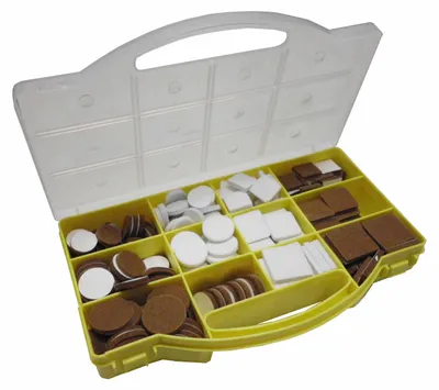 Zdjęcie produktu dla CON:P Zestaw ślizgaczy filcowych 275 szt., B34140