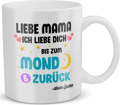 Produktbild von 22Feels Mama Geschenk von Sohn Muttertag Mutter Tasse Geburtstag Kaffeetasse Frauen Weihnachten Haferl Geschenkidee