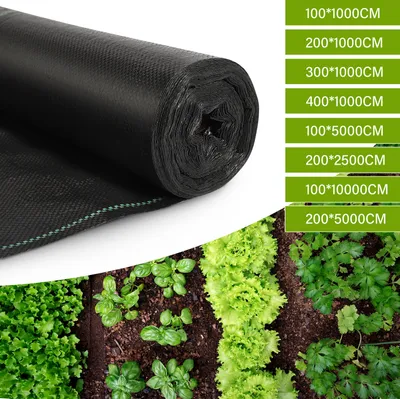 Produktbild von Hengda 100g/m² Unkrautvlies Reißfestes, 1x10 m, Gartenvlies Schutzvlies, Mulchflies, Bodengewebe (10qm)