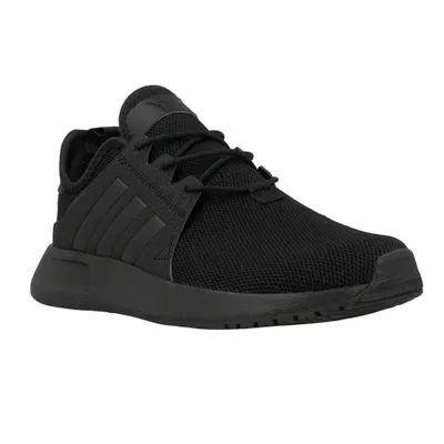 A black Adidas X_PLR J sneaker shown from the side against a white background.