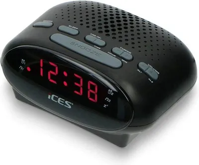 Obrázok produktu pre Budík s rádiom a USB portom na nabíjanie, čierny