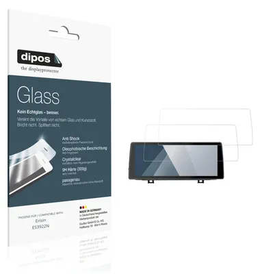 Produktbild von 2x Schutzfolie für Erisin ES3922N - Anti-Shock 9H Folie dipos Glass Kunststoffglas