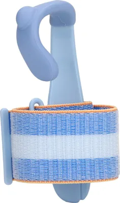 Image de Correcteur de tenue de stylo, design ergonomique, poignée, repose poignet, outil de tenue d'écriture pour étudiants, bleu