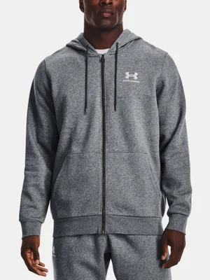 Produktbild von Under Armour Ua Essential Fleece Fz Hoodie-Grau 1373881-012__SM