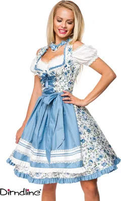Produktbild von Dirndline - Romatisches Blümchen-Dirndl - S -