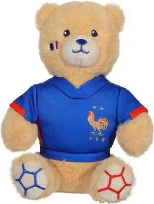 Immagine prodotto di Orsacchiotto FFF, GIPSY TOYS, Maillot 2 Étoiles, 15 cm, Francia Articoli per tifosi di calcio