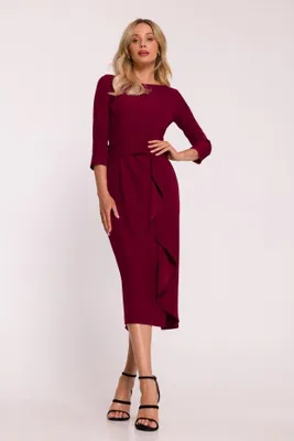 Produktbild von BeWear Midikleid für Frauen Quf S425 bordo M