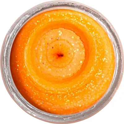 Zdjęcie produktu dla Berkley Powerbait Glitter Trout Dough - 50g ciasto pstrągowe, kolor: Fluo Orange