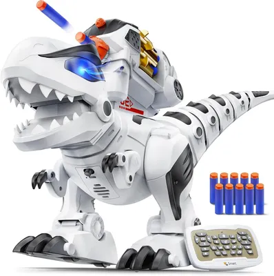 Obrázok produktu pre Ruko 8809 robotický dinosaurus T-Rex na diaľkové ovládanie, biely